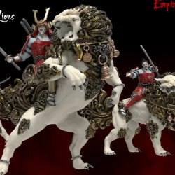 $19.00Samurais on Foo Lions
