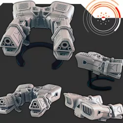 $2.00Sci-fi Vehicles: Personal Hover Cannon [Support-free]