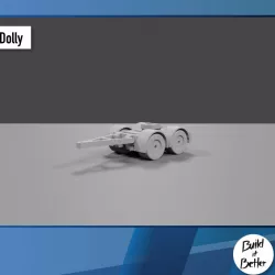 $2.00Semi Trailer Dolly 1/64 scale