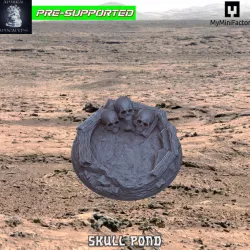 $2.00Skull Pond (32mm//Pre-supported)