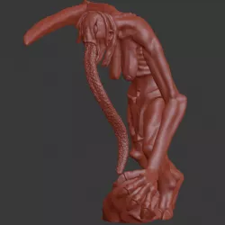 $2.99Nightmare Creature / Jabberwock Miniature