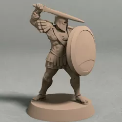 $2.99Realm of Eros soldier with Sword and Shield - Pose 2