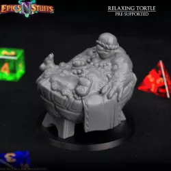 $2.99Relaxing Tortle Miniature - Pre-Supported
