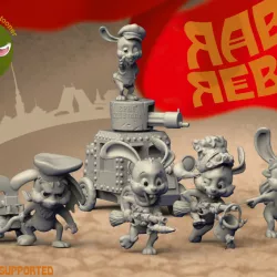 $20.00Reb Rabs squad - 32 mm printable 3D Model Collection
