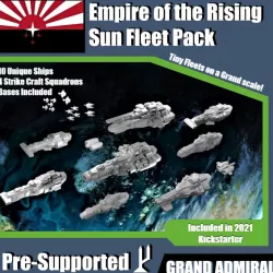 $28.00SCI-FI Ships Fleet Pack - Empire of the Rising Sun - Presupported