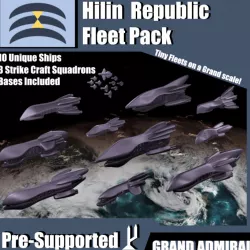 $28.00SCI-FI Ships Fleet Pack - Hilin Republic - Presupported