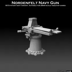 $3.00Nordenfelt Navy Gun
