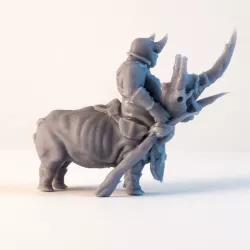 $3.00Rhino Centaur - 3D Printable Character - 2 Poses