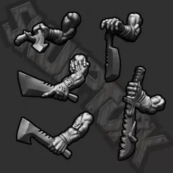 $3.49Orc Commando Blade Arms x5