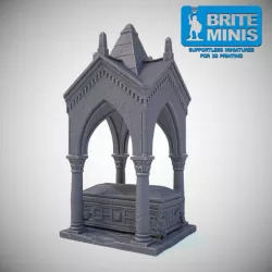 $3.50Modular tomb - Supportless and Easy to print for FDM & resin