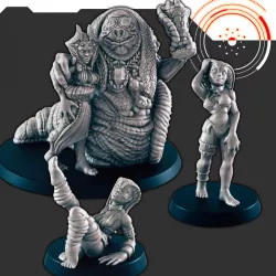$3.50Sci-fi Crime Boss and Dancers [Support-Free]