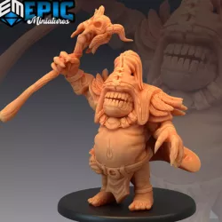 $3.90Ogre Warlock Staff / Evil Troll Shaman / Caped Orc Wizard