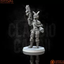 $3.90Post Apocalyptic Sci-fi Bunny Girl