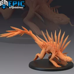 $3.90Spiky Lizard / Dune Serpent / Snake Creature / Desert Encounter