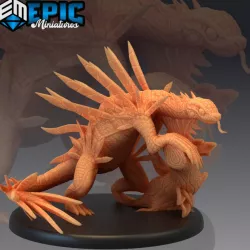 $3.90Spiky Lizard Lurking / Dune Serpent / Snake Creature / Desert Encounter