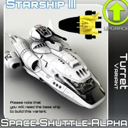 $3.95Space Shuttle Alpha Turret Variant Upgrade