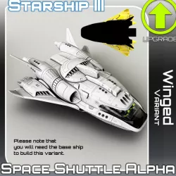 $3.95Space Shuttle Alpha Winged Variant Upgrade