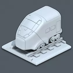 $3.99Pegasus - Trains & Rails World - STL files for 3D printing