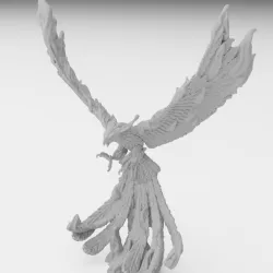 $3.99Phoenix and Elven Phoenix King miniature (modular)