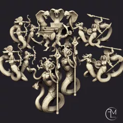 $30.00Nagas Tribe (AMAZONS! Kickstarter)
