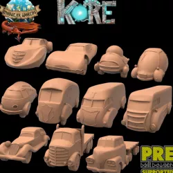 $30.00Retro Cars Bundle (11 Unique Vehicles)