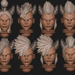 $30.00Space nuns punk anime heads (April 2021)