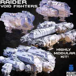 $32.00Raider Void Fighter Space Ship (highly modular kit) - In Orbit Collection