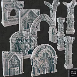 $4.00Religion Wall Features and Columns [Support-Free]