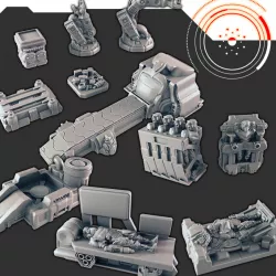 $4.00Sci-fi Scenery - Droid Factory [Support-free]