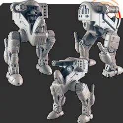 $4.00Sci-fi Vehicles: JEKYLL Medium Walker [Support-free]