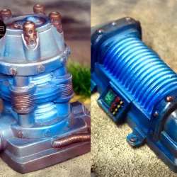 $4.00Set of 2 Plasma Generators Terrain wargame and RPG