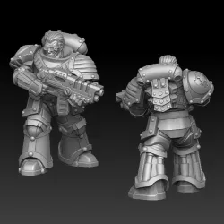 $4.00Space knight with gun