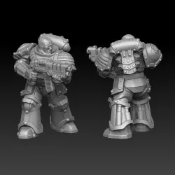 $4.00Space knight with gun