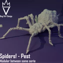 $4.00Spiders! Peast / Lava- Modular spider