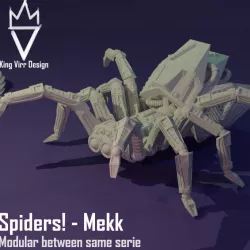 $4.00Spiders! Robot / Mekk- Modular spider