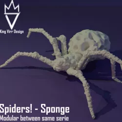 $4.00Spiders! Sponge - Modular spider