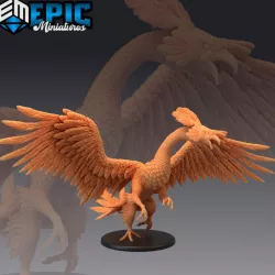 $4.90Peacock Griffin Attacking / Exotic Gryphon / Rare Flying Hybrid Encounter