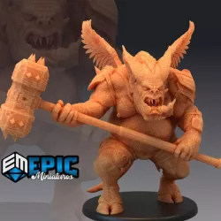 $4.90Pig Demon Hammer / Flying Boar Creature / Abyss General