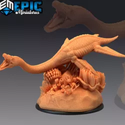 $4.90Plesiosaurus / Prehistoric Ocean Dinosaur / Ancient Swimming Animal