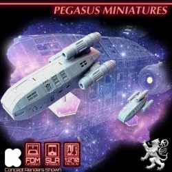 $4.95Pegasus Starship Miniatures