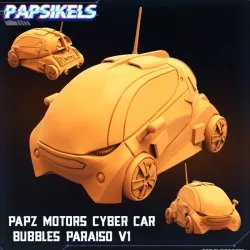 $4.99PAPZ MOTORS CYBERCAR - BUBBLES PARAISO V1