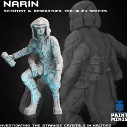 $5.00Narin - Zeki Alien Scientist - Expedition Collection