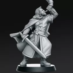 $5.00Orlando Bogamir - Human- 32mm - DnD -