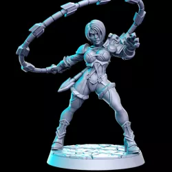 $5.00Poison (Sword-Whip Wielder) 32mm - DnD