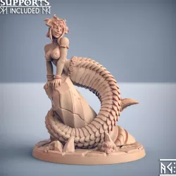 $5.00Princess Kseerix - Maneater Nagarots Beauty (Fantasy Pinup)