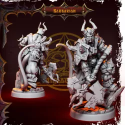 $5.00Rygar Firecrown - Male Infernal Barbarian