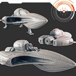 $5.00Sci-fi Vehicles: Starfighter 2 [Support-free]