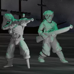 $5.00Seaspewed - Zombie Handgunners Pack