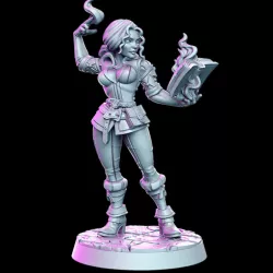 $5.00Silveria - Female Wizard - 32mm - DnD