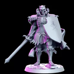 $5.00Skrull - Undead knight - 32mm - DnD